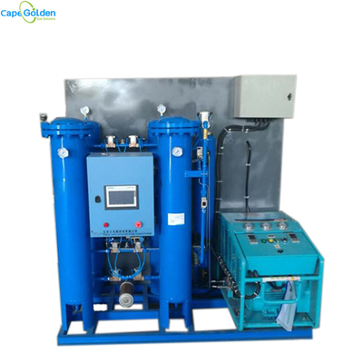 4 βιομηχανική γεννήτρια 5Nm3/H οξυγόνου μηχανών οξυγόνου πύργων PSA για την υδατοκαλλιέργεια