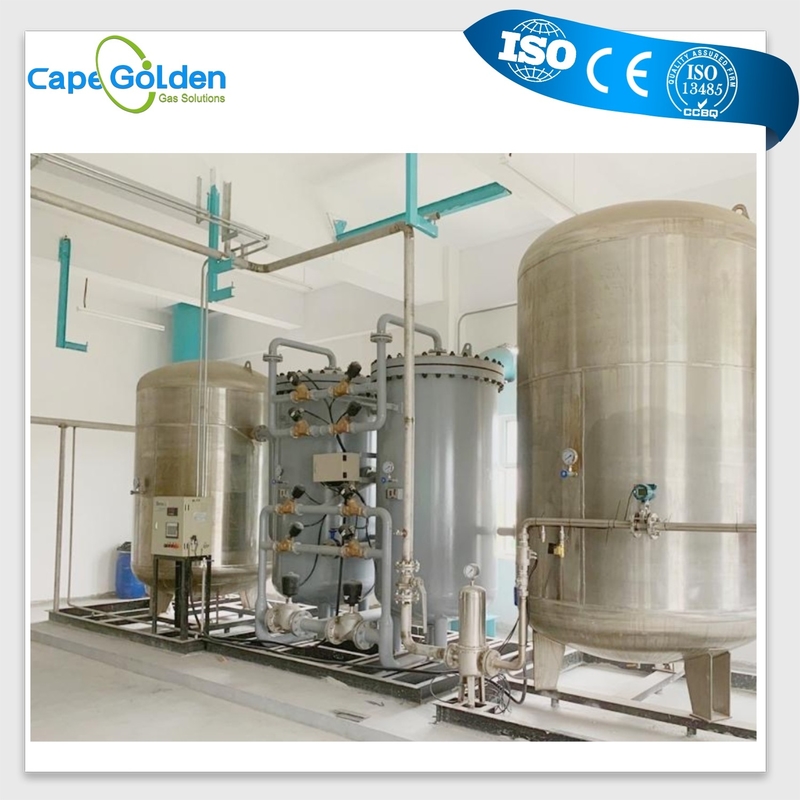200nm3 μηχανή οξυγόνου παραγωγής PSA για τις βιομηχανίες υδατοκαλλιέργειας
